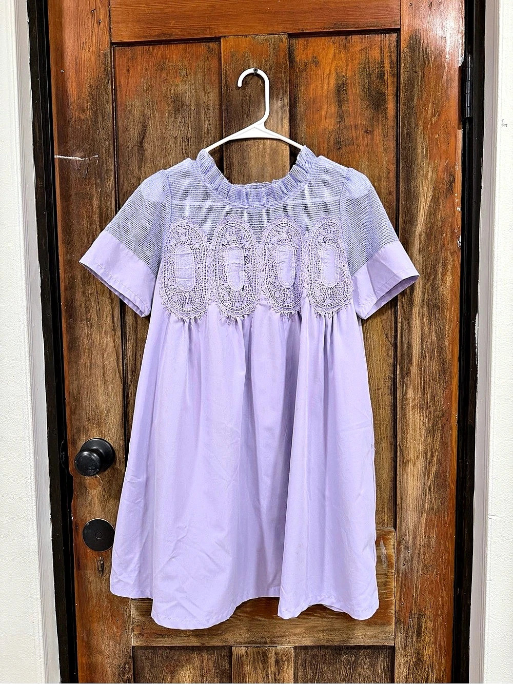 Wenring RP6617 Girls' Purple Dress Size Small
